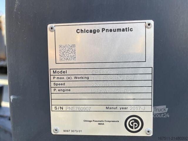 Verdichter Chicago Pneumatic CPS 800 - 10