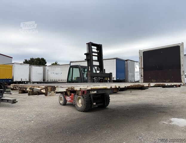 Swap body open Krone 7,82m Plattform mit Stirnwand mehrfach