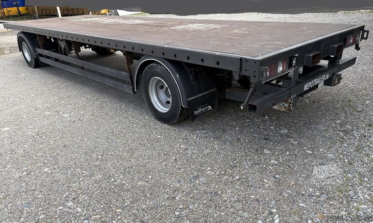 Anhänger mit offener Pritsche WEB Trailer Plattformanhänger 7950 mm STROH