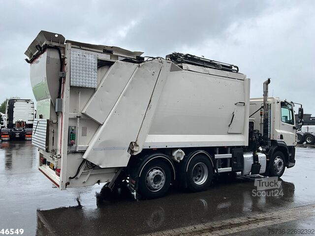 Véhicule de collecte des déchets DAF FAN CF 290 Hiab 21 Tonmeter laadkraan Just 178...