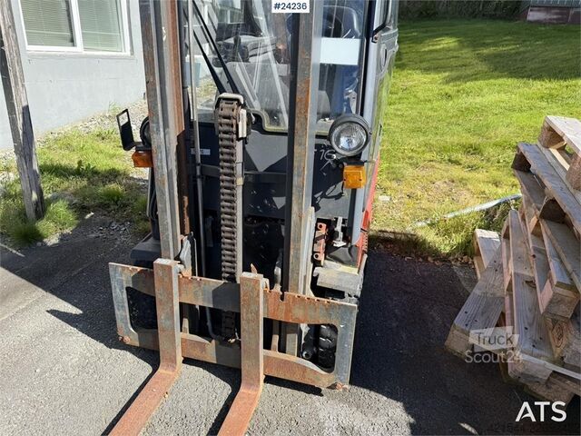 Iekrāvējs Linde E16P-02 truck for sale as a repair object