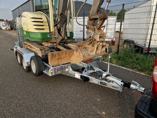 Bouwtrailer Brian James Trailers Brian James Digger Plant LED Beleuchtung 543-1320 3500kg Nutzlast 2840kg