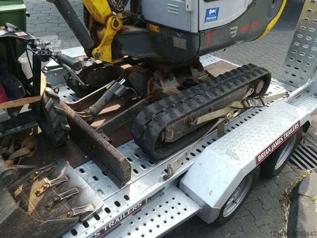 Bouwtrailer Brian James Trailers Brian James Digger Plant LED Beleuchtung 543-1320 3500kg Nutzlast 2840kg