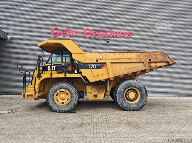 Sklápacie vozidlo Caterpillar 770 German Machine Full History!