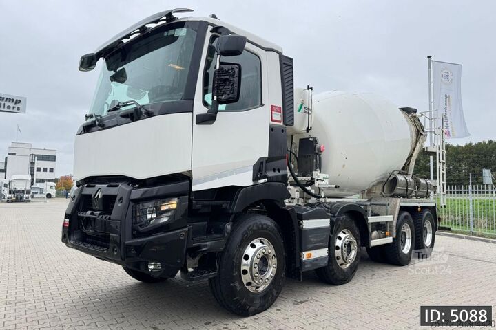 Blender Renault C480 Day Cab, Euro 6, 8x4 / Full steel / 9m3 / ...