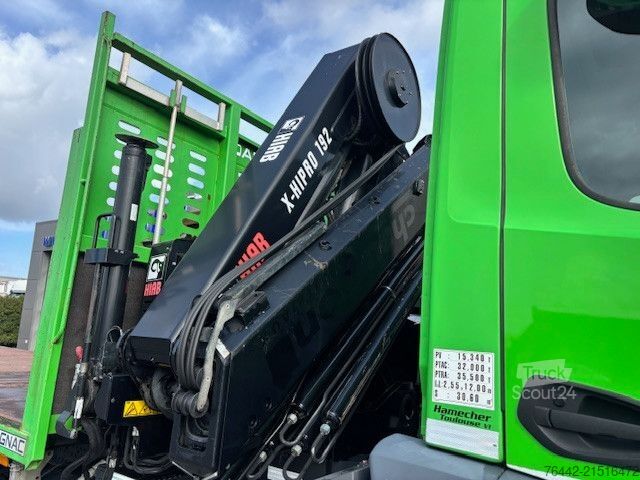 Grue montée sur camion MERCEDES-BENZ AROCS 3240L-8X4-TRIDEM-HIAB X-192E5 KRAN/FUNK/E6