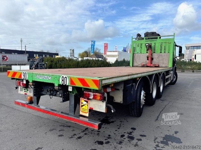 Grue montée sur camion MERCEDES-BENZ AROCS 3240L-8X4-TRIDEM-HIAB X-192E5 KRAN/FUNK/E6