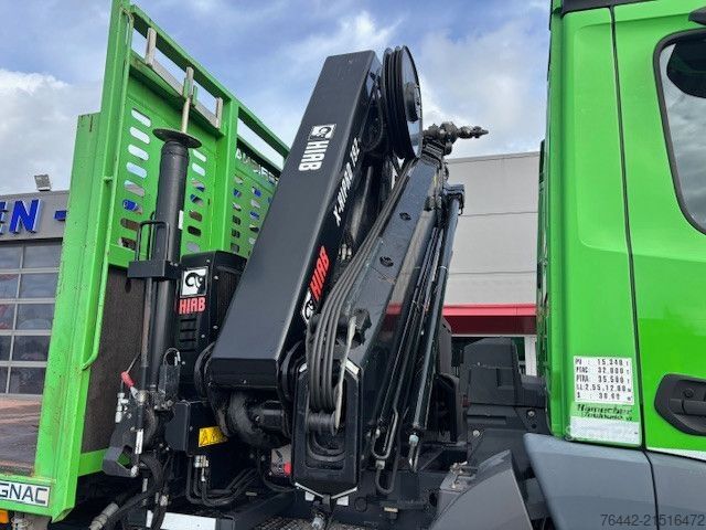 Grue montée sur camion MERCEDES-BENZ AROCS 3240L-8X4-TRIDEM-HIAB X-192E5 KRAN/FUNK/E6
