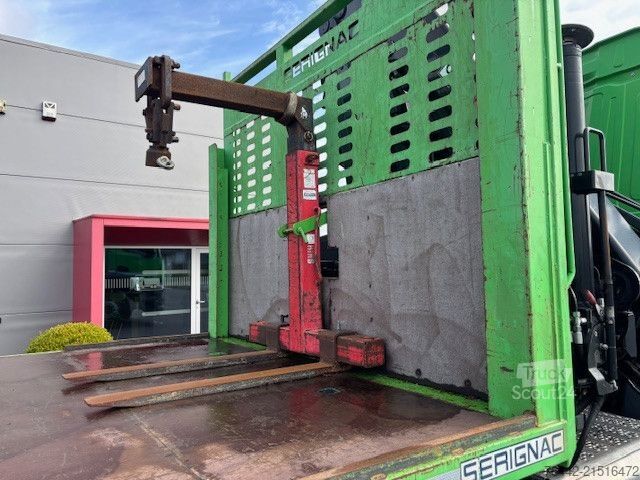 Grue montée sur camion MERCEDES-BENZ AROCS 3240L-8X4-TRIDEM-HIAB X-192E5 KRAN/FUNK/E6