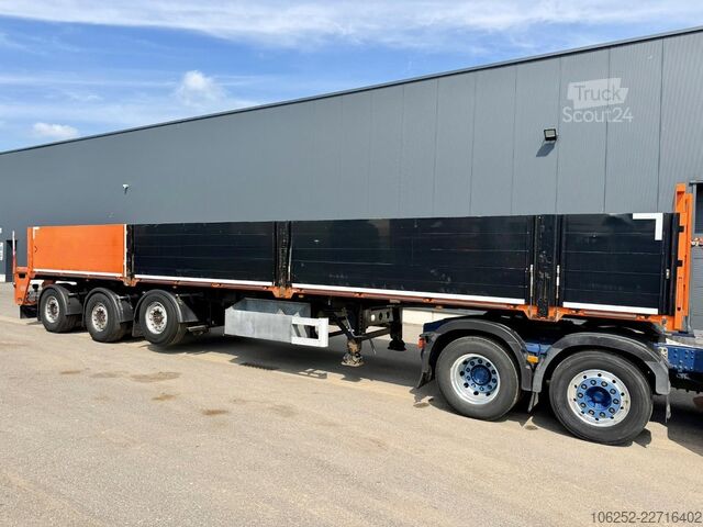 Причіп-платформа Turbo's Hoet SC33AA KRAANOPLEGGER / STENEN TRAILER / AUFLIEG...
