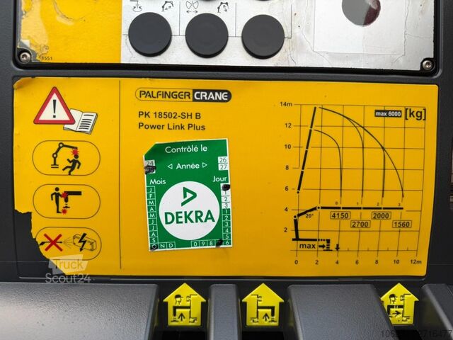Open laadbak Volvo FM 420 6x4 BAUSTOFF + KRAN PALFINGER PK18502 SH...