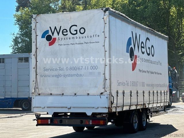 Anhänger mit Pritsche & Plane Eggers ZPT 10,5 EL Tandemanhänger Pritsche+Plane