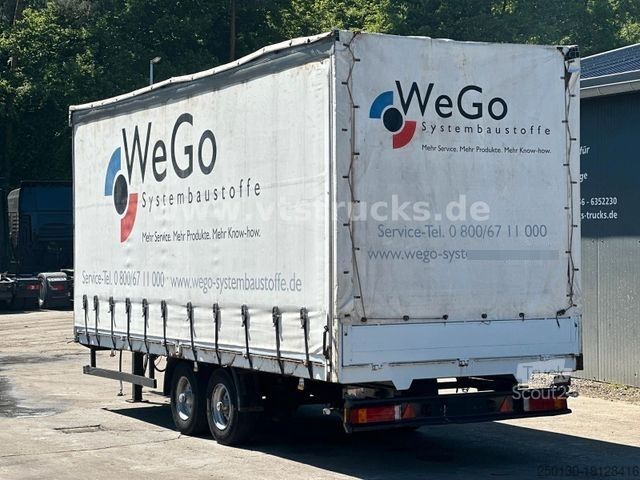 Anhänger mit Pritsche & Plane Eggers ZPT 10,5 EL Tandemanhänger Pritsche+Plane