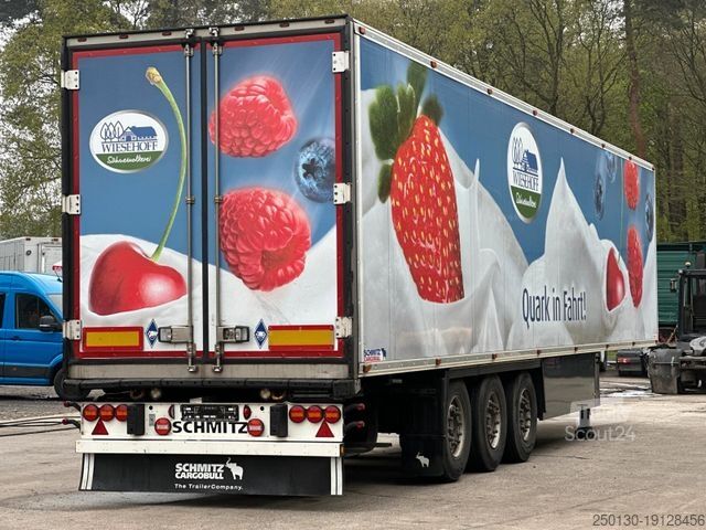 Kühlauflieger SCHMITZ CARGOBULL SKO 24 Thermo-King, Blumenbreite, Doppelstock