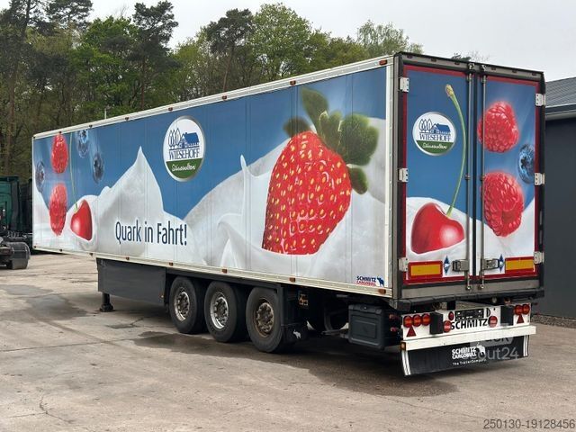 Kühlauflieger SCHMITZ CARGOBULL SKO 24 Thermo-King, Blumenbreite, Doppelstock