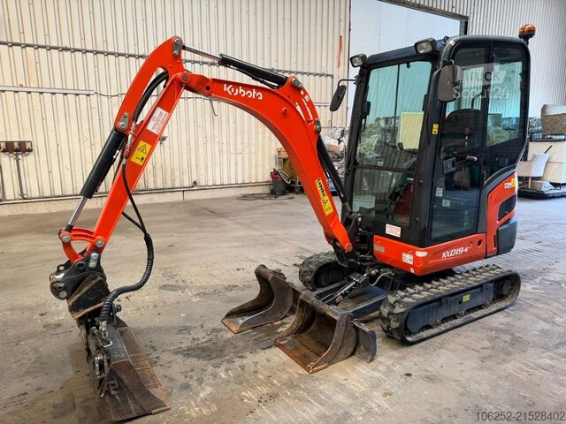 μίνι εκσκαφέας Kubota KX019-4 *277h ORIGINAL* - TILT-BUCKET + 2 EXTRA...