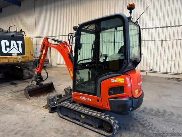 μίνι εκσκαφέας Kubota KX019-4 *277h ORIGINAL* - TILT-BUCKET + 2 EXTRA...