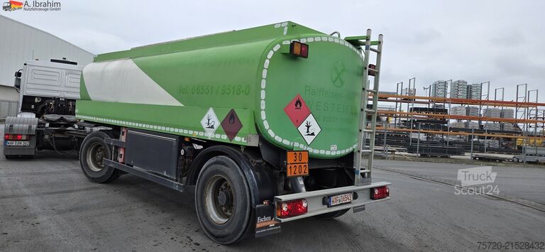 Tanker trailer Esterer TA 18.186 19000 L Tankprüfung 01 2027 Benzin Heizoel