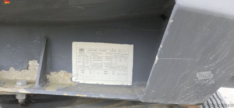 Tanker trailer Esterer TA 18.186 19000 L Tankprüfung 01 2027 Benzin Heizoel