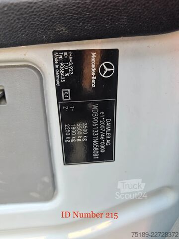 Platforma podnosząca Mercedes-Benz Sprinter 313 CDI Palfinger P210BK