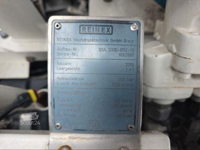 Veículo de aspiração Aebi Schmidt MT 750 Reinex 3m³ AHK