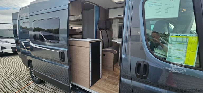 عربة تخييم PÖSSL PÖSSL Roadstar 600 L*Längsbetten auf 6m