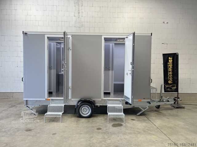 Trailer Rosemeier VE 2 Damen, 1 Herren, 2 Urinale Toilettenanhänger