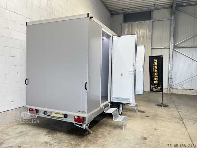 Trailer Rosemeier VE 2 Damen, 1 Herren, 2 Urinale Toilettenanhänger