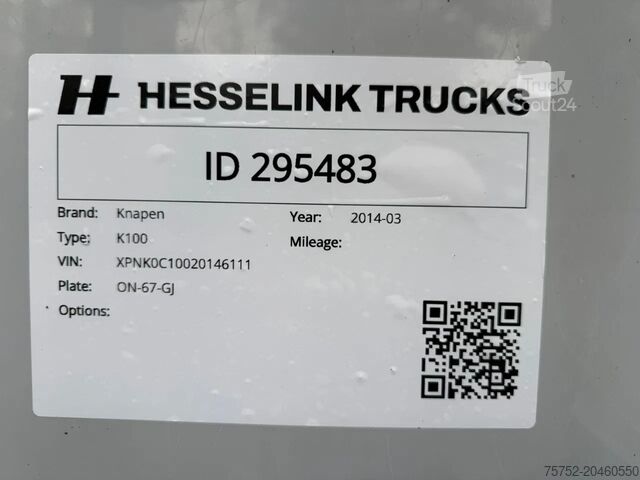 Schubboden Knapen Trailers K100 92m3 SAF Schijfrem assen 10MM Cargo Floor ...