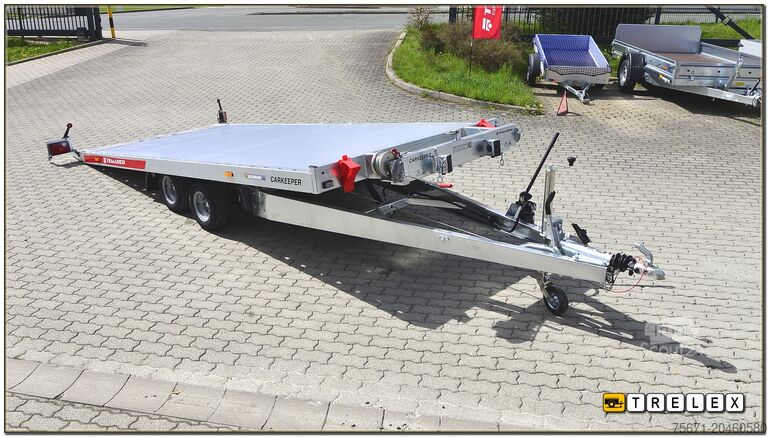 Autotransporter Anhänger TEMA Carkeeper 4820/2P 3000 kg Alupaneelboden
