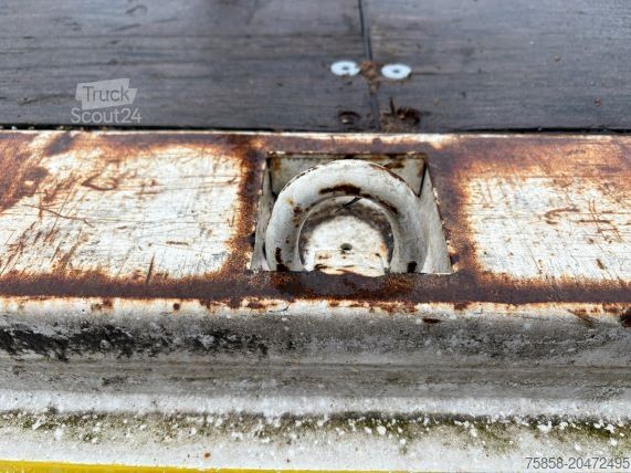 Byt karosseri öppet Krone Plattform 7,45m mit Steckrungen mittig