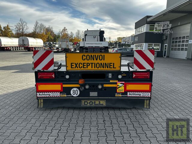 Tieflader-Sattelauflieger Doll 2-Achs-Tiefbett mit Pantherfahrwerk