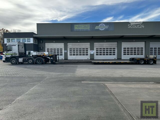 Tieflader-Sattelauflieger Doll 2-Achs-Tiefbett mit Pantherfahrwerk