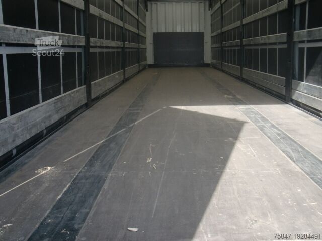 Aanhangwagen met dieplader & dekzeil Krone SDP 27 Liftachse