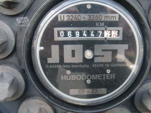 Aanhangwagen met dieplader & dekzeil Krone SDP 27 Liftachse