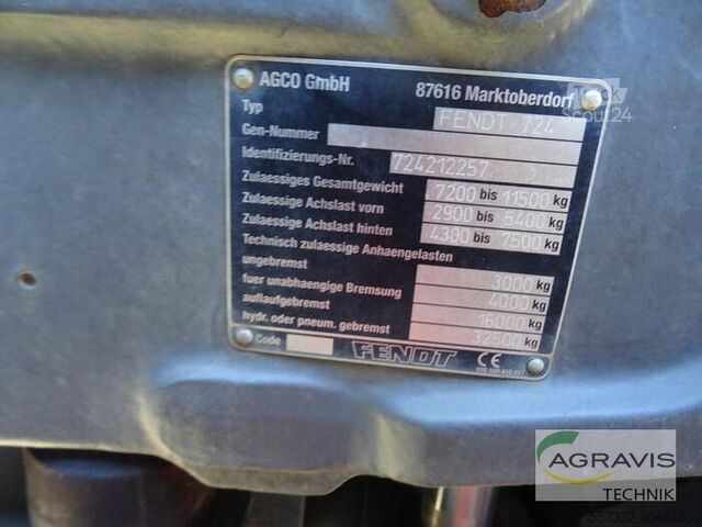 Tracteur Fendt 712 VARIO