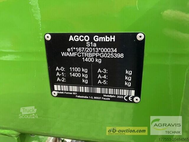 Hay technology Fendt FORMER 801