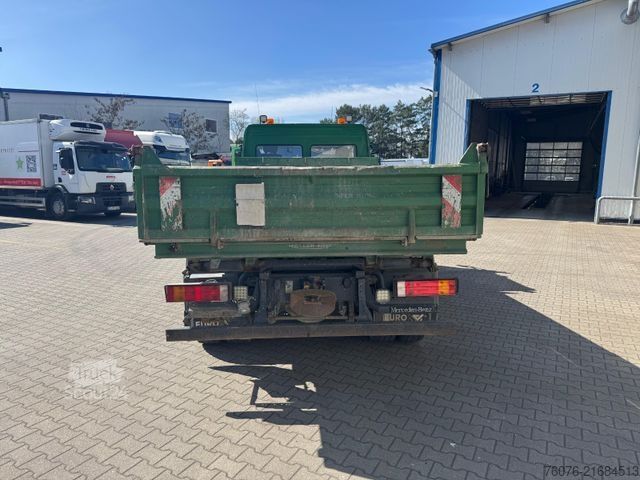 Üç taraflı damperli kamyon MERCEDES-BENZ 1224 K Meiller AHK Klima