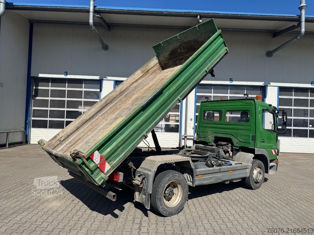 Üç taraflı damperli kamyon MERCEDES-BENZ 1224 K Meiller AHK Klima