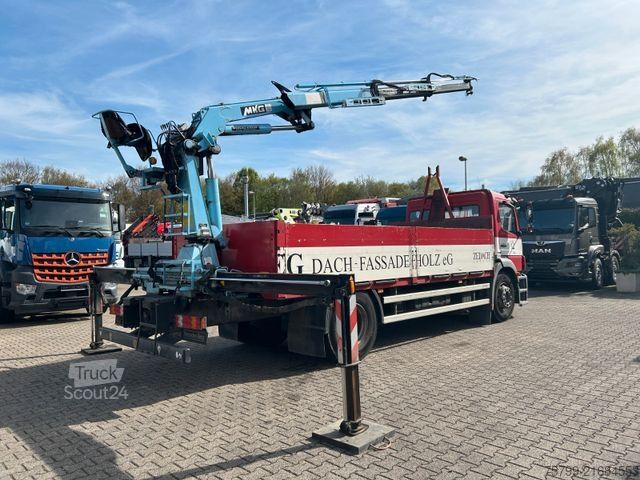 Macara montată pe camion MERCEDES-BENZ 1829 Pritsche mit MKG Kran HLK 116 Bj2016