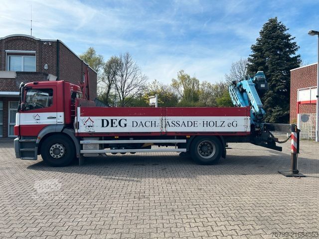 Macara montată pe camion MERCEDES-BENZ 1829 Pritsche mit MKG Kran HLK 116 Bj2016