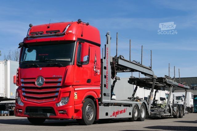 Camion porte-voitures MERCEDES-BENZ Actros 2448 Groenewold. Retarder 2-Tanks