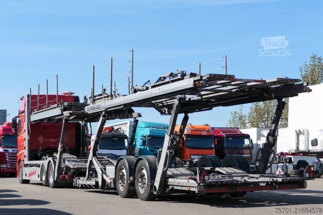Camion porte-voitures MERCEDES-BENZ Actros 2448 Groenewold. Retarder 2-Tanks