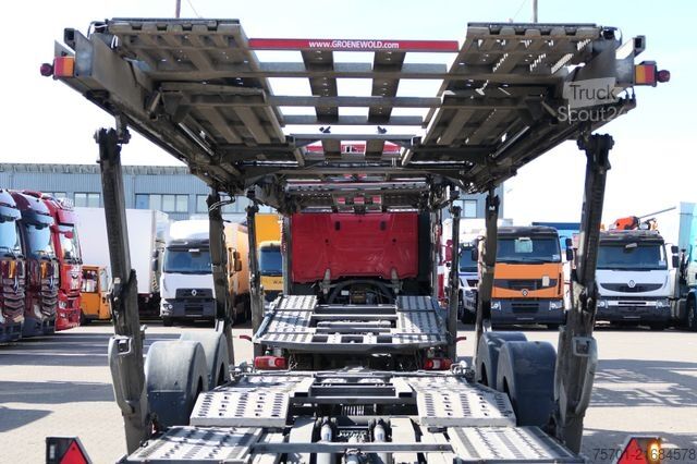 Camion porte-voitures MERCEDES-BENZ Actros 2448 Groenewold. Retarder 2-Tanks