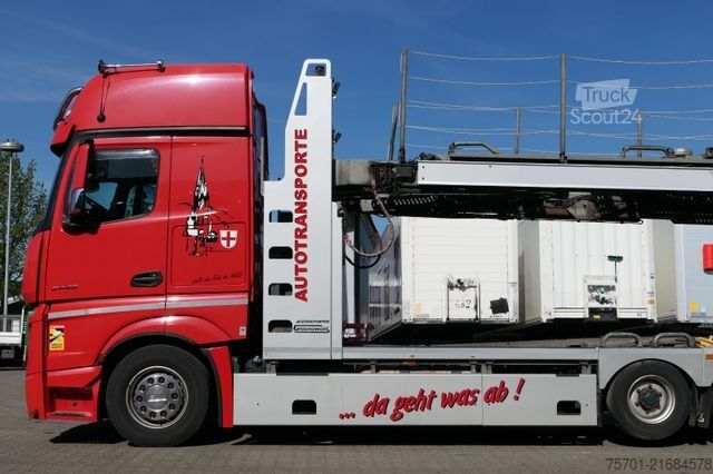 Camion porte-voitures MERCEDES-BENZ Actros 2448 Groenewold. Retarder 2-Tanks