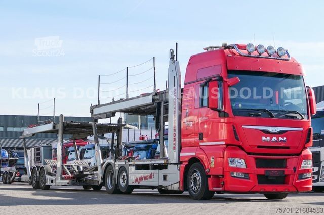 Camion porte-voitures MAN TGX 26..480 Autotransporter Kässbohrer 2-Tanks
