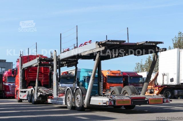 Camion porte-voitures MAN TGX 26..480 Autotransporter Kässbohrer 2-Tanks