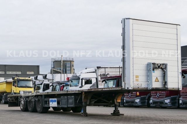 Çalışma platformlu yarı römork SCHMITZ CARGOBULL S01 Platto Liftachse SAF-Achsen