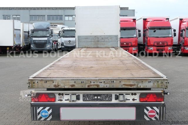 Çalışma platformlu yarı römork SCHMITZ CARGOBULL S01 Platto Liftachse SAF-Achsen