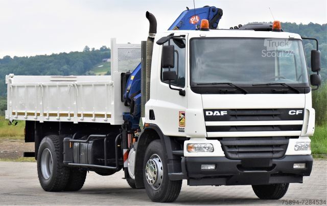 Саміоскид DAF CF 75.310 *Kipper 5,10 m + KRAN *TOPZUSTAND